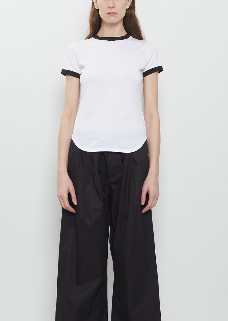 Lucy Curved Hem Fitted T Shirt