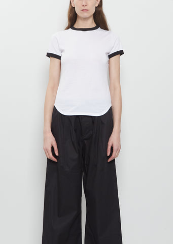 Lucy Curved Hem Fitted T Shirt