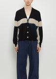 Cashmere Seamless Short Cardigan — Black