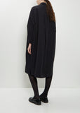The Framer Linen Cotton Dress — Ink
