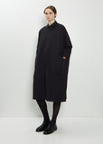The Framer Linen Cotton Dress — Ink