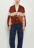 Cashmere Seamless Short Cardigan — Brown