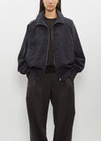 Silk Nylon Zip Blouson