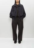 Silk Nylon Zip Blouson