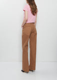 Slim Bootcut Canvas Trouser