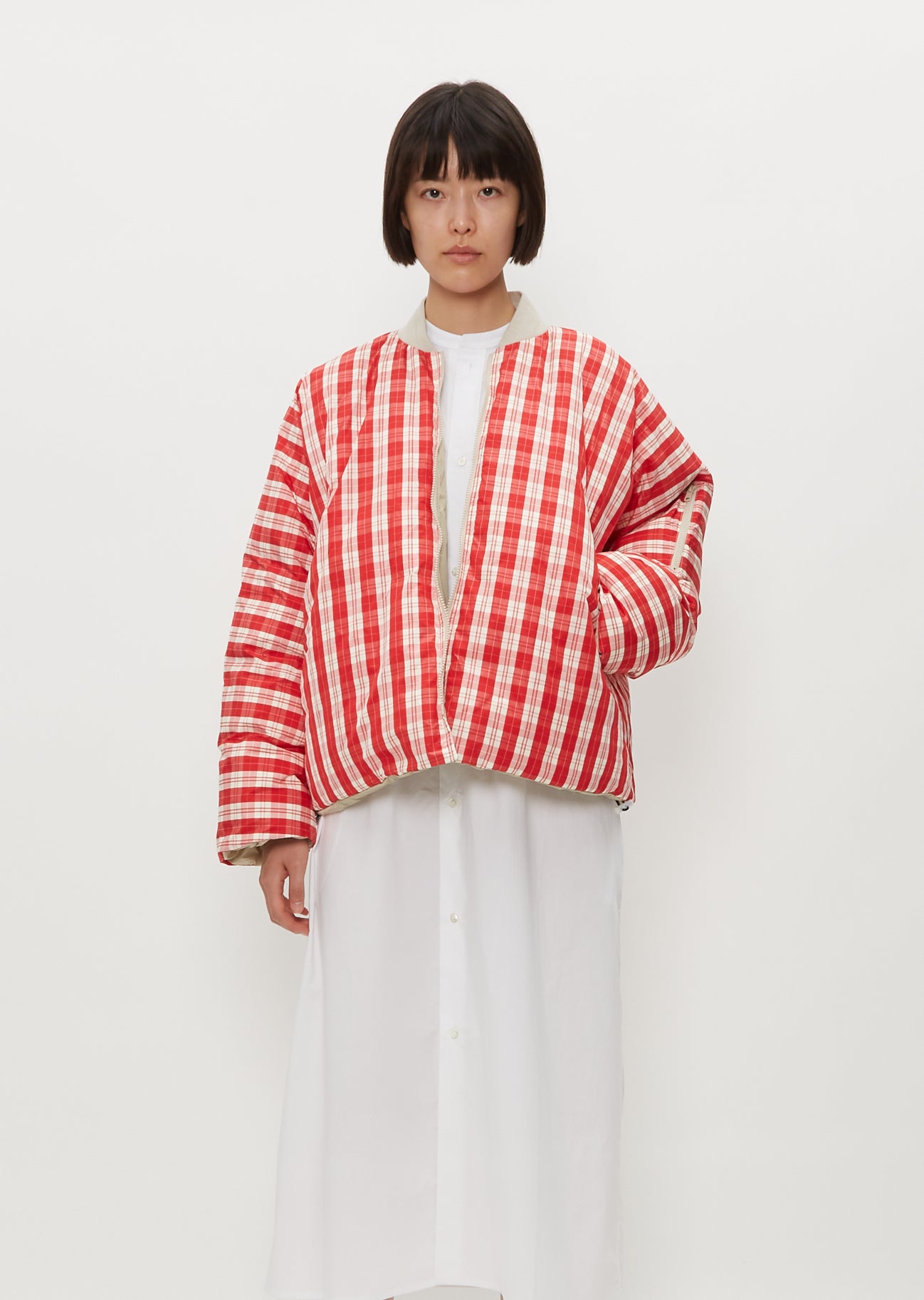 Origin Cropped Reversible Bomber – La Garçonne