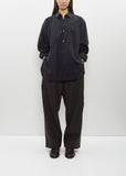 Silk Nylon Oversized Down Pat Shirt