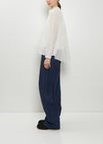 Cotton Silk Lawn Blouse — Off White