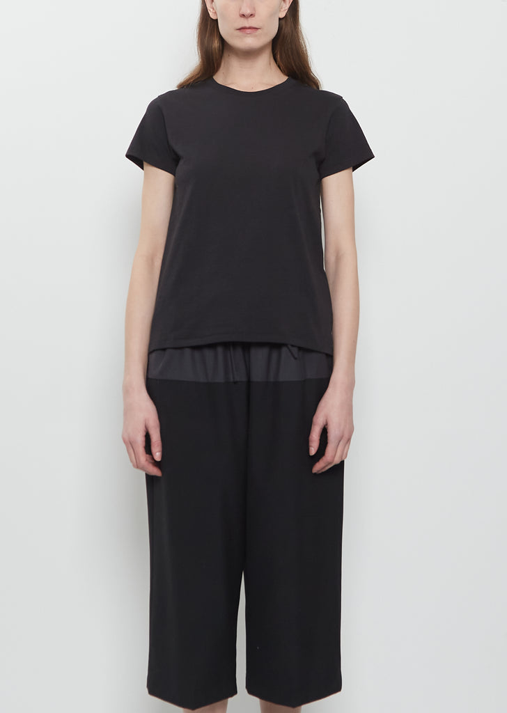 Mini Boy Cotton Tee — Jet Black