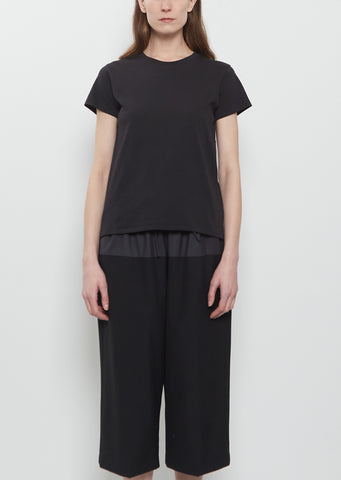 Mini Boy Cotton Tee — Jet Black