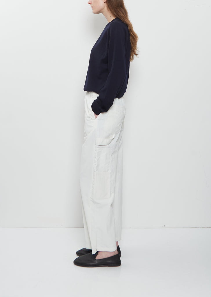 Frankie Drawstring Technical Nylon Worker Trousers