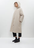 Technical Wool Downcoat