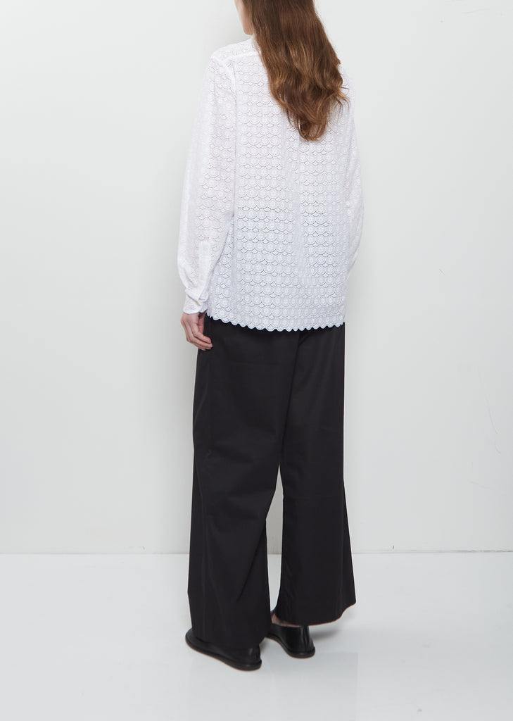 Pablo Unlined Flower Lace Cotton Shirt