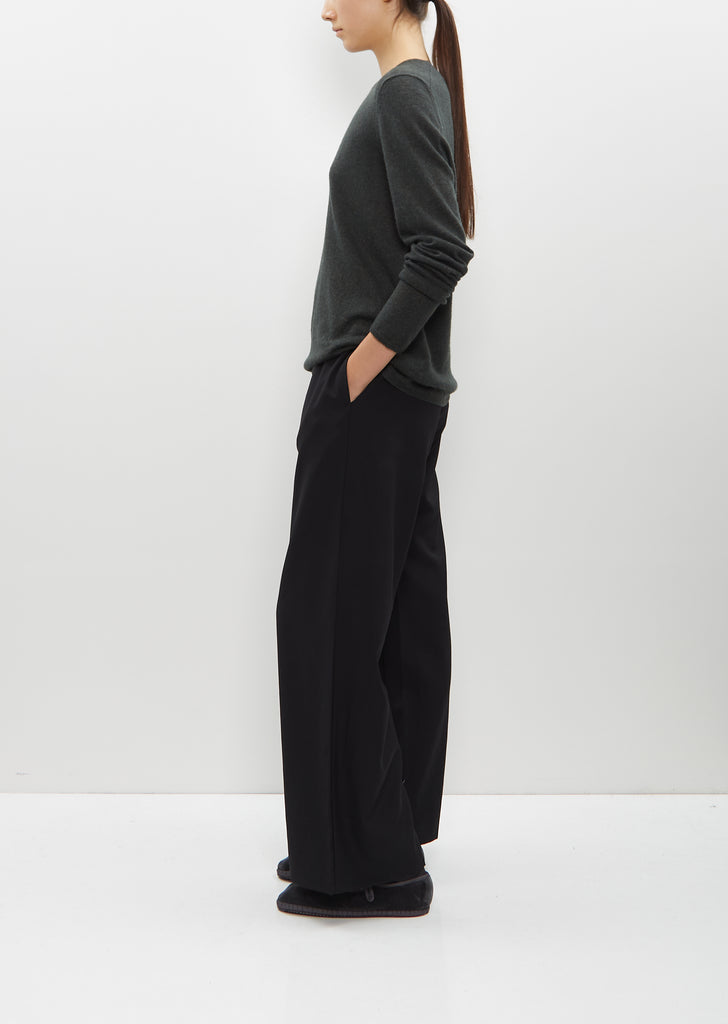 Wool Crepe Trousers