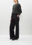 Wool Crepe Trousers