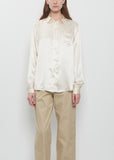 Pablo Unlined Fluid Silk Shirt
