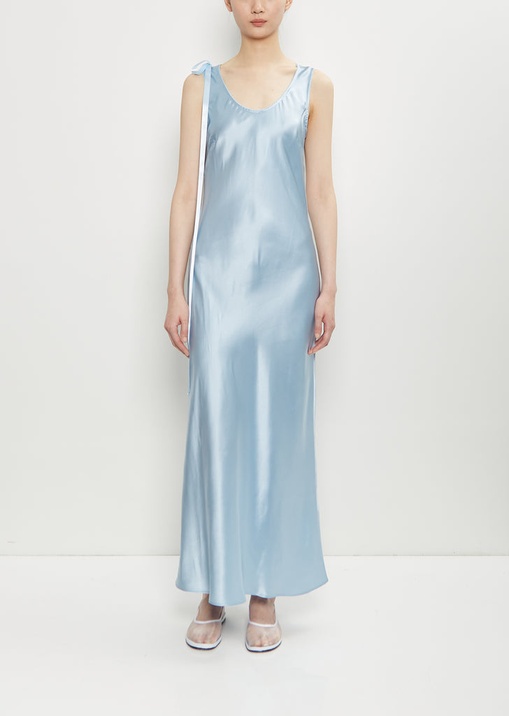 Silk Bow Detail Camisole Dress