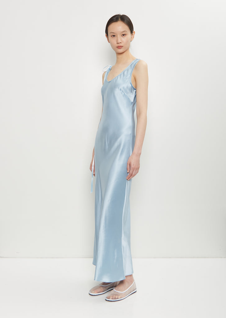 Silk Bow Detail Camisole Dress
