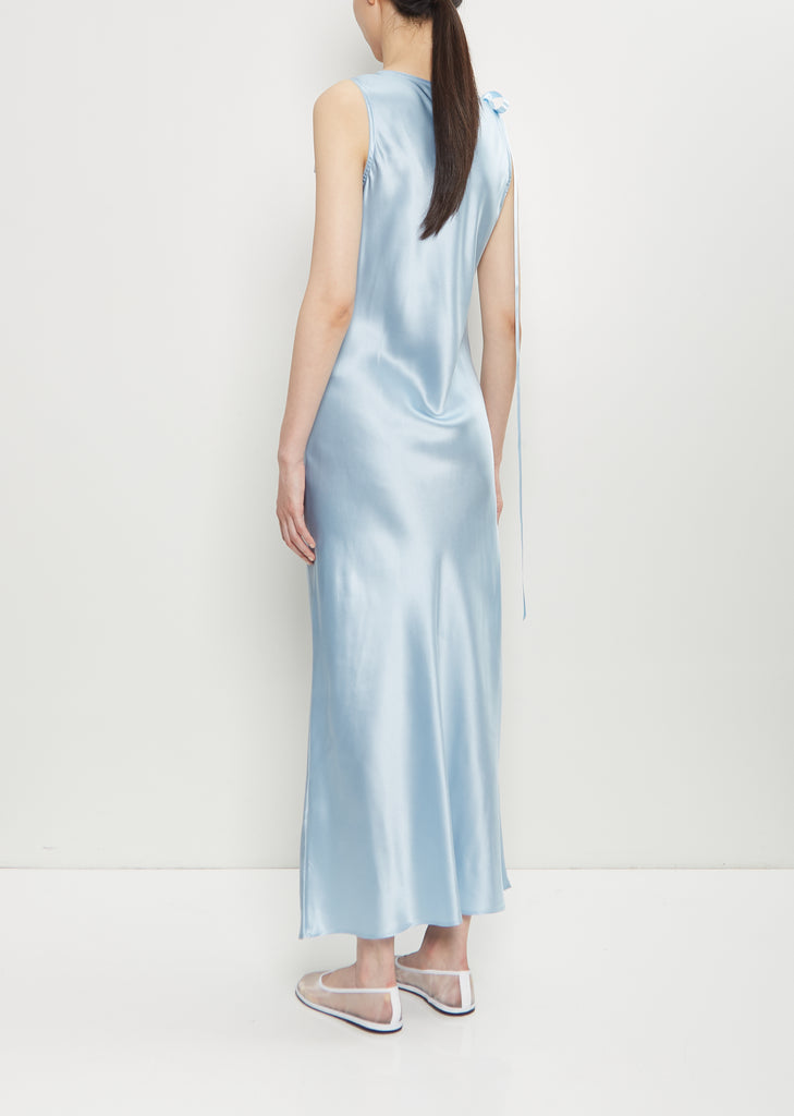Silk Bow Detail Camisole Dress