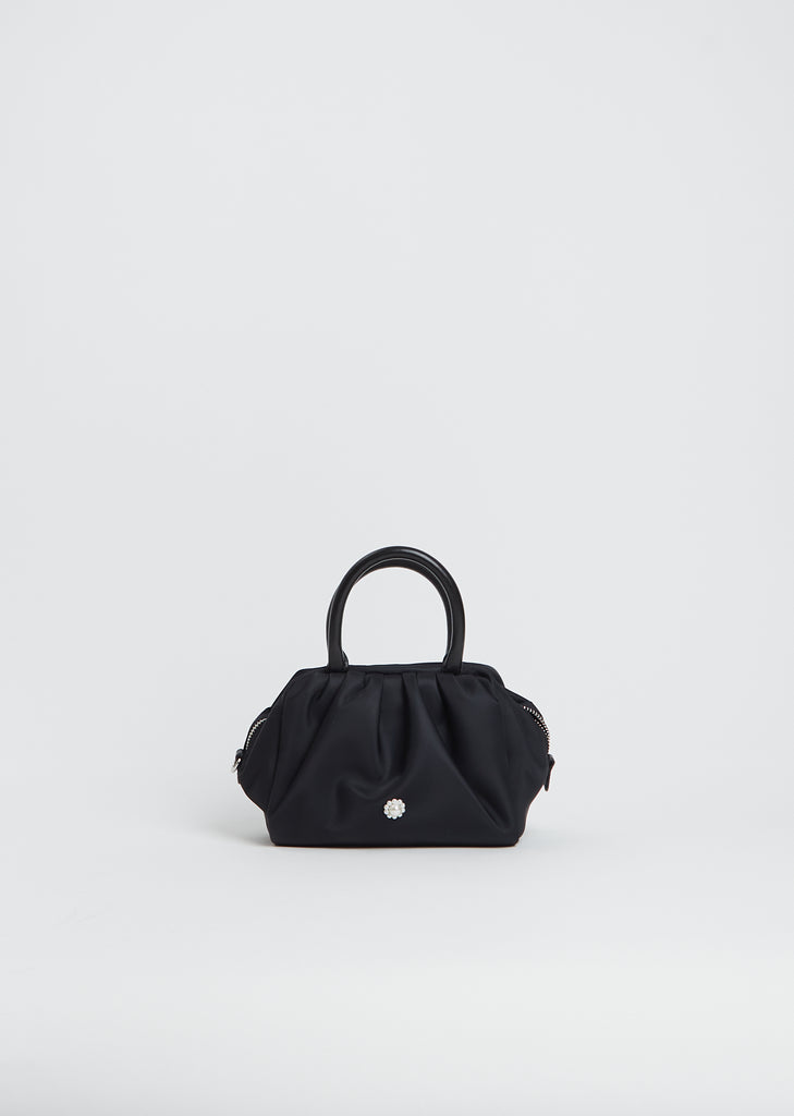 Mini Gathered Top Handle Bag