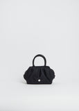 Mini Gathered Top Handle Bag