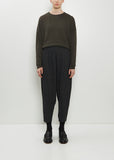 Stretch Pleated Pants