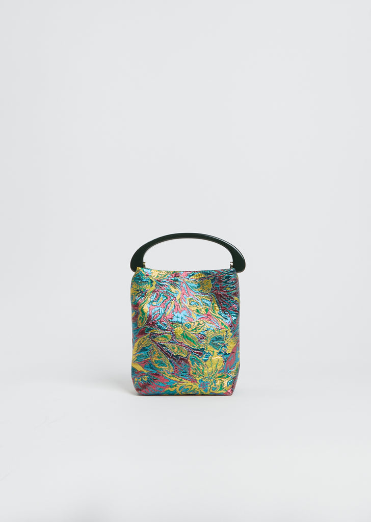 Crisp Jacquard Bag — Lemon