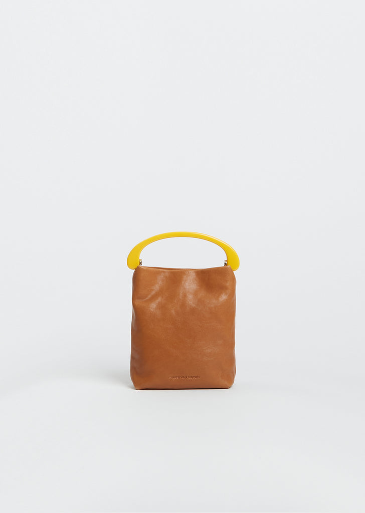 Crisp Leather Bag — Tan