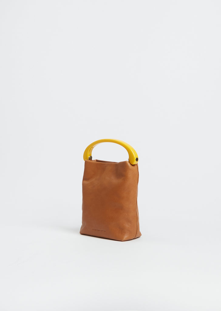Crisp Leather Bag — Tan
