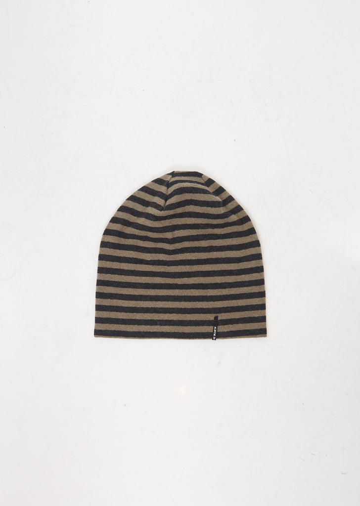 Riga Stripe Beanie — Slate