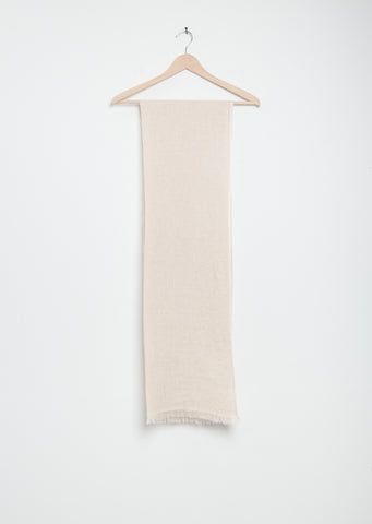 Samba Solid Linen Shawl — Moonbeam