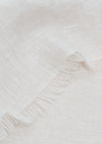 Samba Solid Linen Shawl — Moonbeam