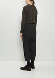 Stretch Pleated Pants