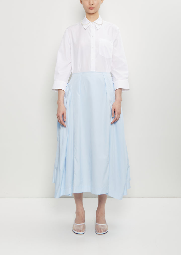 Cotton Bow Hip Detail Skirt