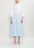 Cotton Bow Hip Detail Skirt