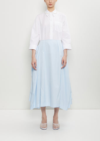 Cotton Bow Hip Detail Skirt