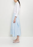 Cotton Bow Hip Detail Skirt
