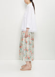 Cotton Ribbon Trim Shirt
