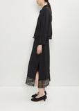 Ribbon Lace Trim Easy Skirt