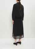 Ribbon Lace Trim Easy Skirt