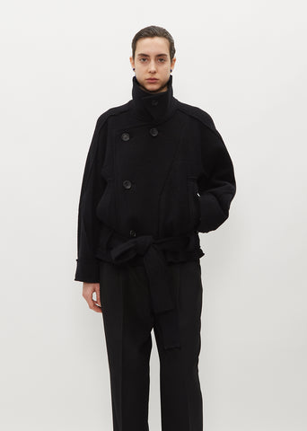 Out Of A Cube Wool Cotton Jacket