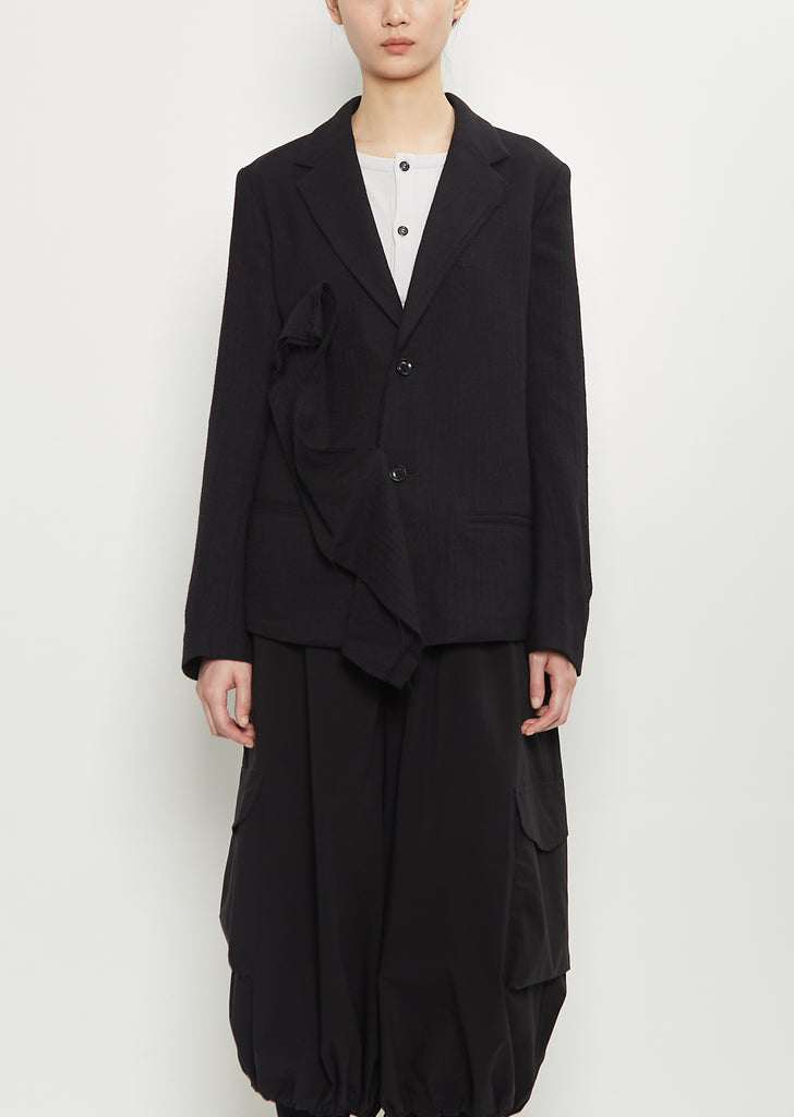 Wool Drape Jacket