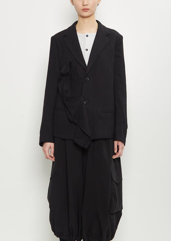 Wool Drape Jacket