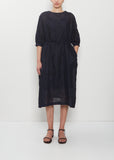 Sitoa Embroidered Linen Dress