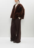 Shearling Jacket — Brown