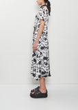 Pattern Mix Fluid Dress