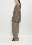 Technical Silk Single Breasted Jacket