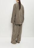 Technical Silk Single Breasted Jacket