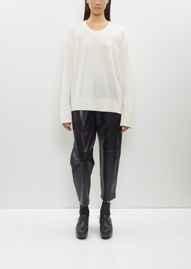 Ren Merino Wool Sweater — Cream