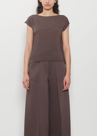 Plaster Pleats Solid Top